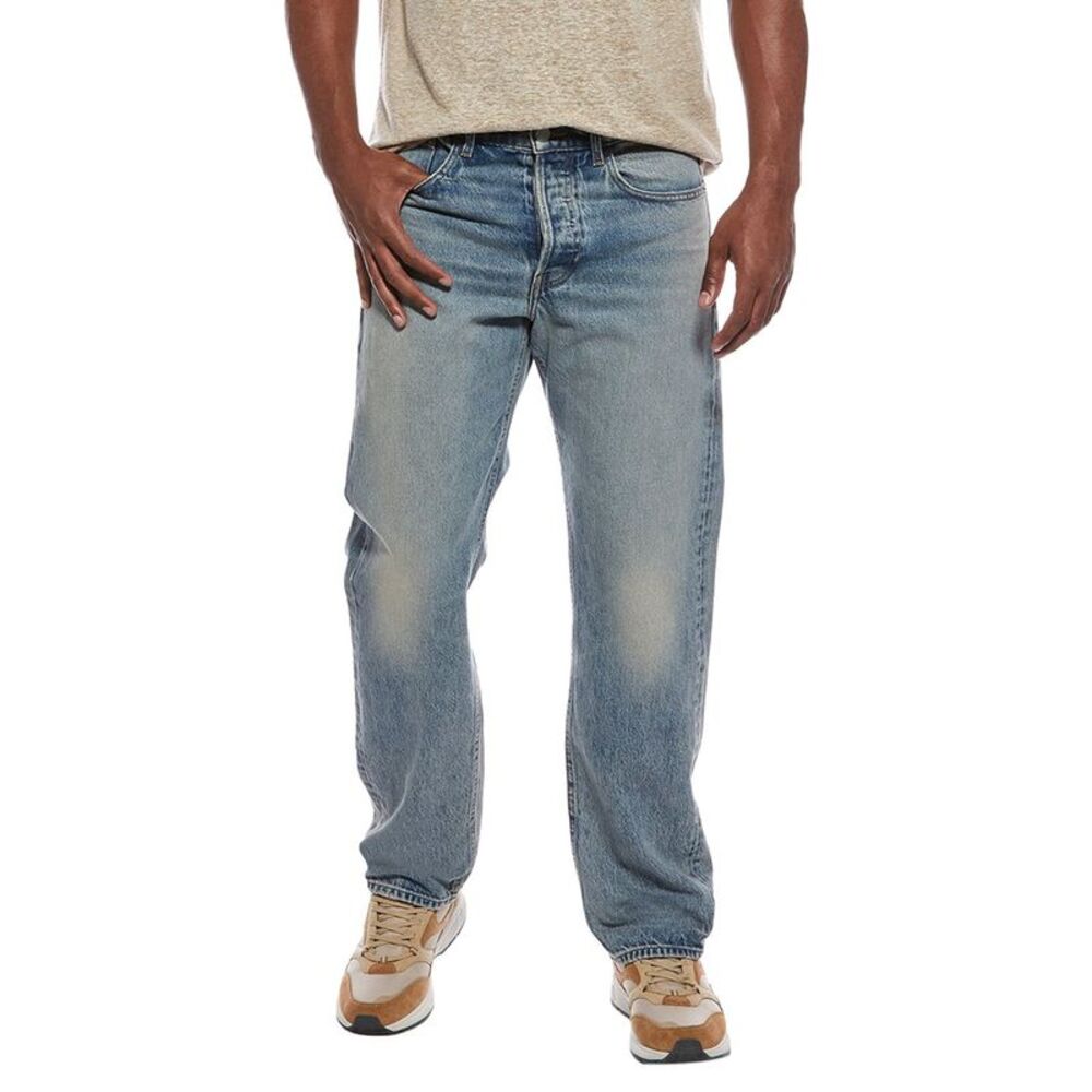 Frame Denim Mens Kinetic The Straight Jean, Blue